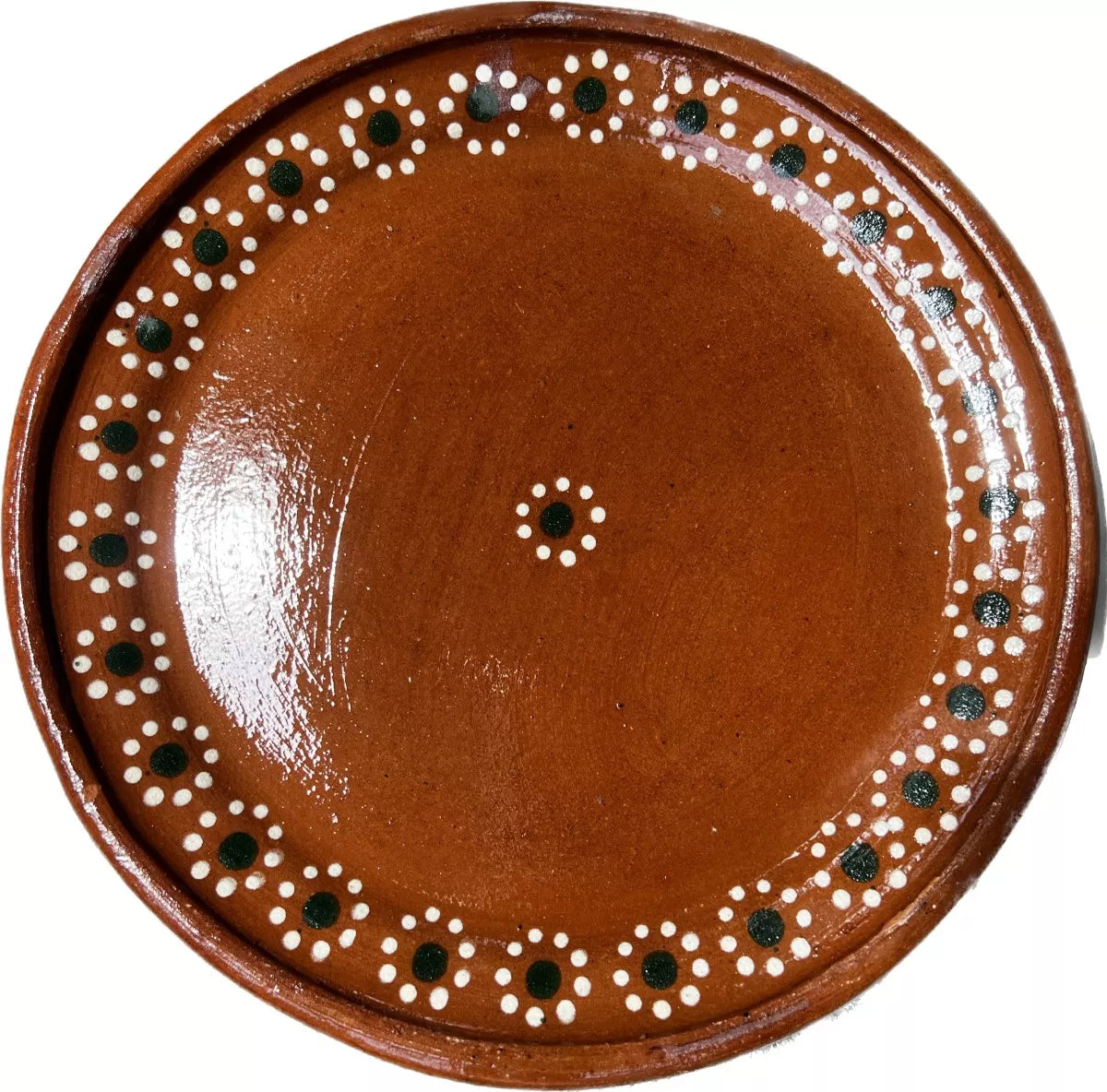 Plato de barro redondo 25cm