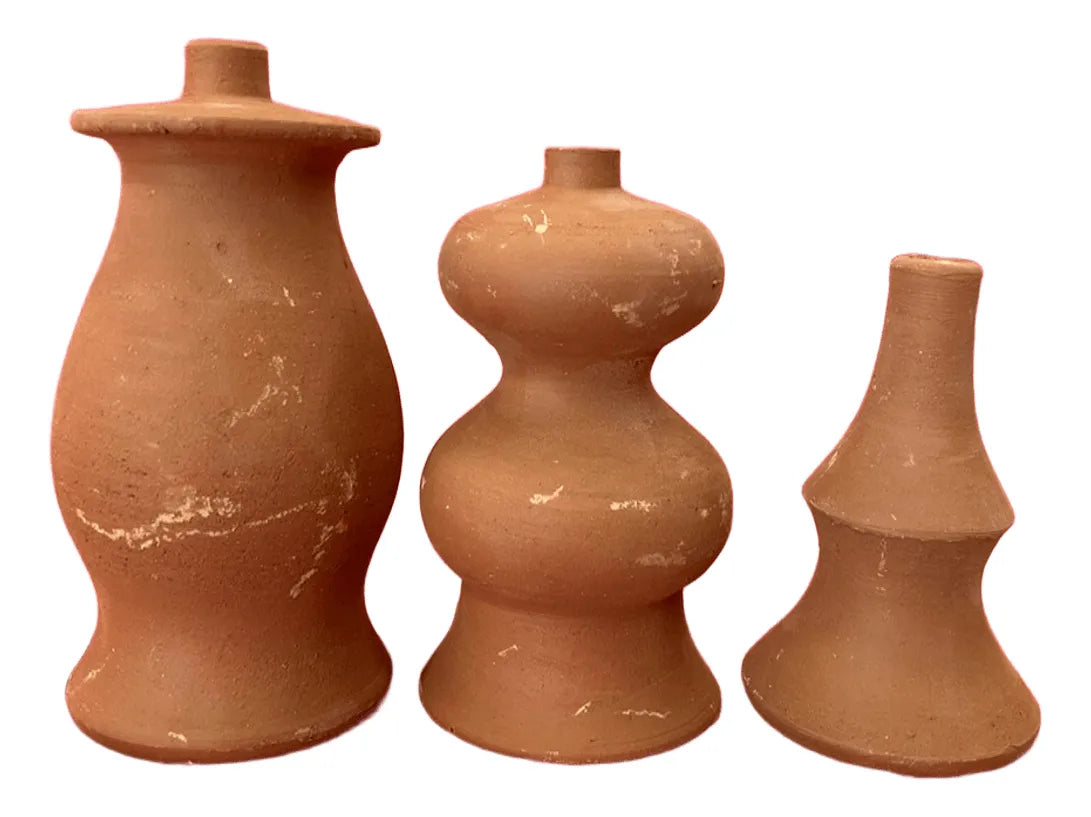 JUEGO DE 3 CANDELEROS PORTAVELAS